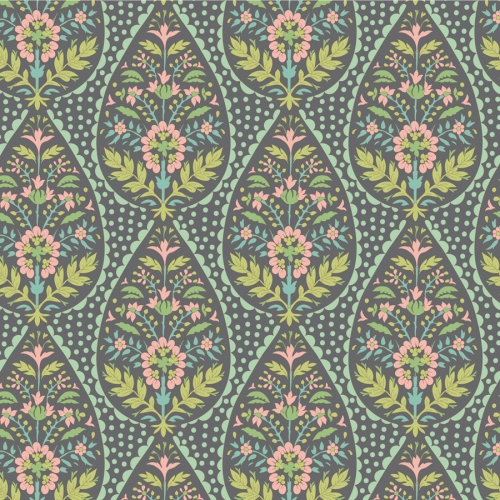 Tilda Patchwork Stoff Baumwolle - Sanctuary - Adina Greygreen